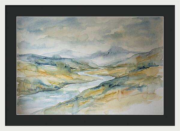 Misty Mountain Landscape
