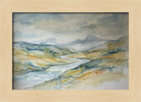 Misty Mountain Landscape