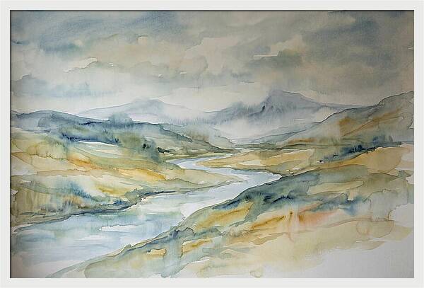 Misty Mountain Landscape
