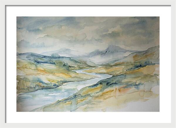 Misty Mountain Landscape