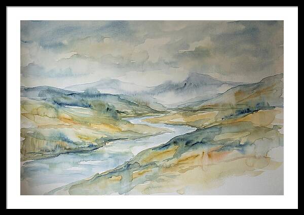 Misty Mountain Landscape