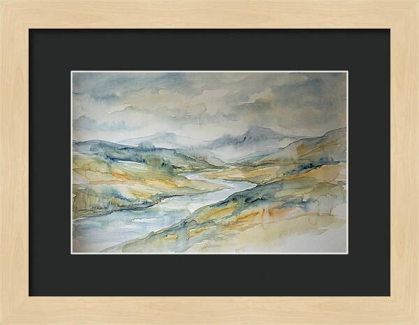 Misty Mountain Landscape
