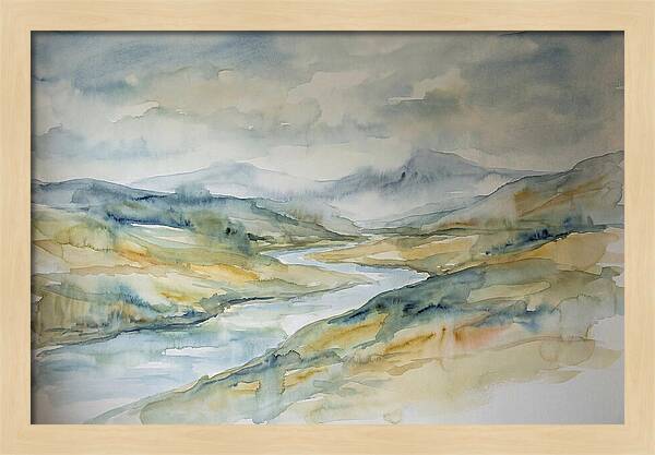Misty Mountain Landscape