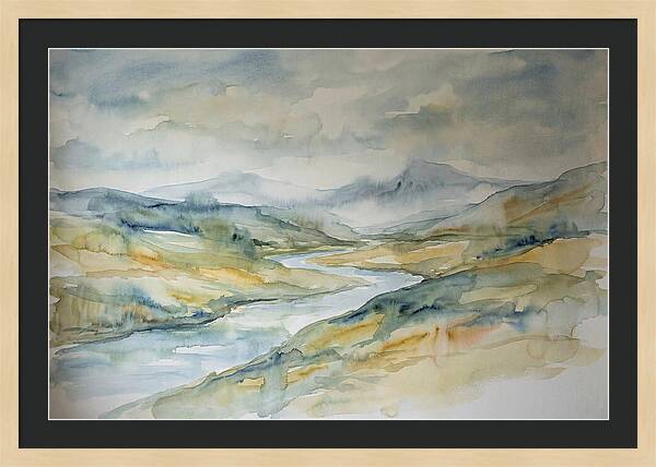 Misty Mountain Landscape