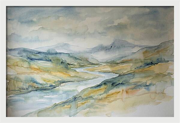 Misty Mountain Landscape