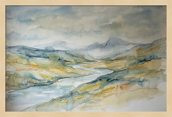 Misty Mountain Landscape