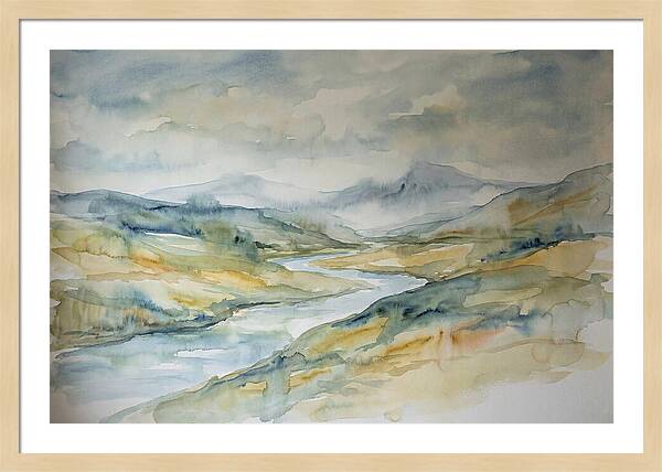 Misty Mountain Landscape
