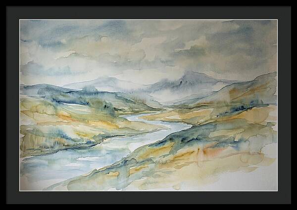 Misty Mountain Landscape