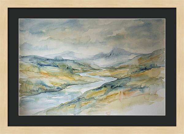 Misty Mountain Landscape