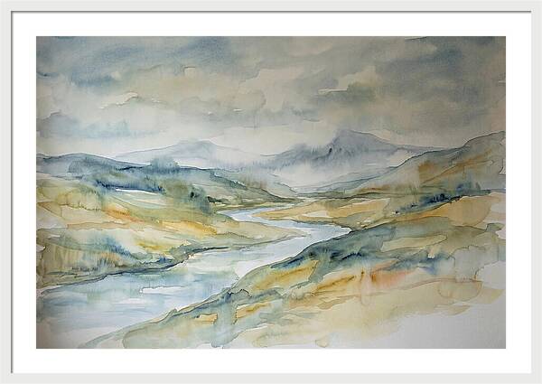 Misty Mountain Landscape