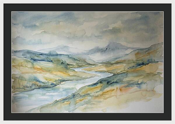 Misty Mountain Landscape