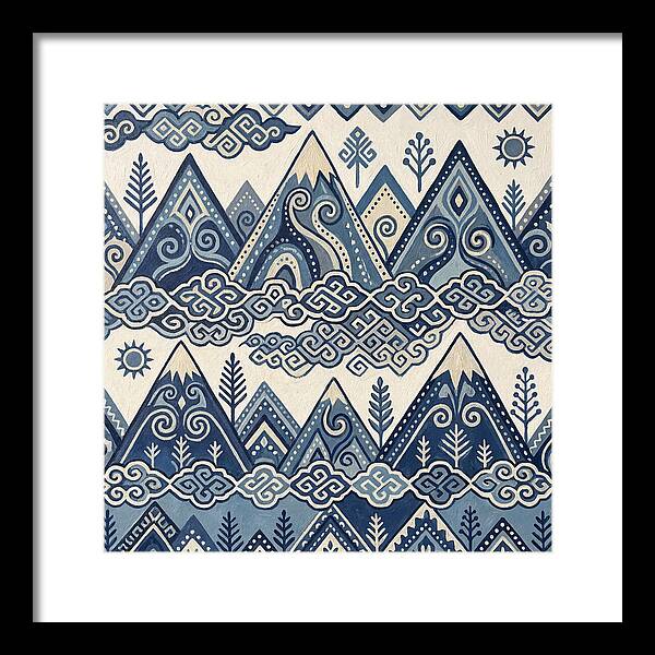 Misty Mountains In Blue