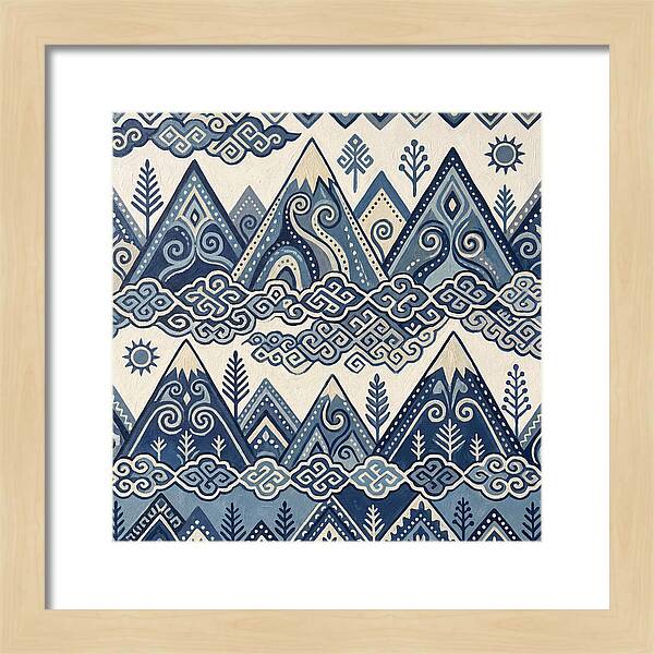 Misty Mountains In Blue