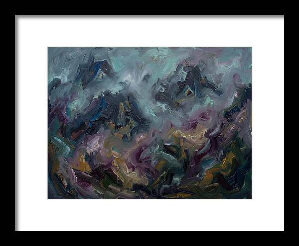 Misty Mountains In Expressionism