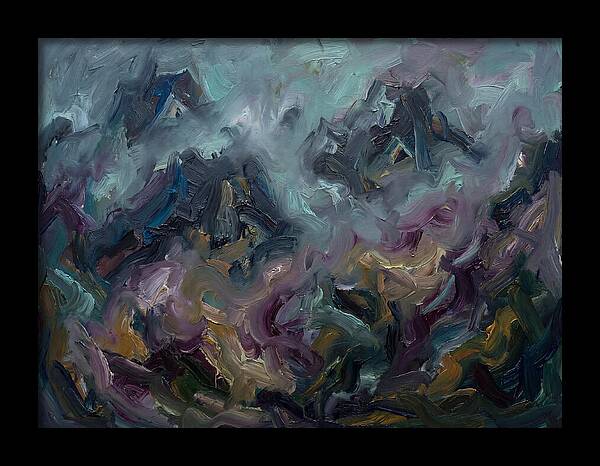 Misty Mountains In Expressionism