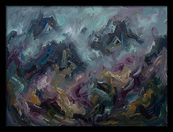 Misty Mountains In Expressionism