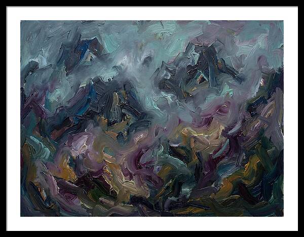 Misty Mountains In Expressionism