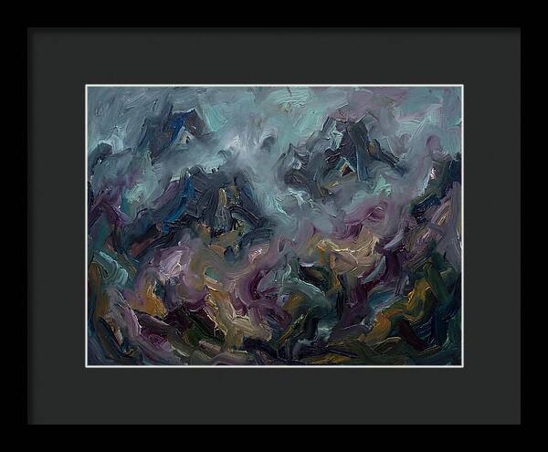 Misty Mountains In Expressionism