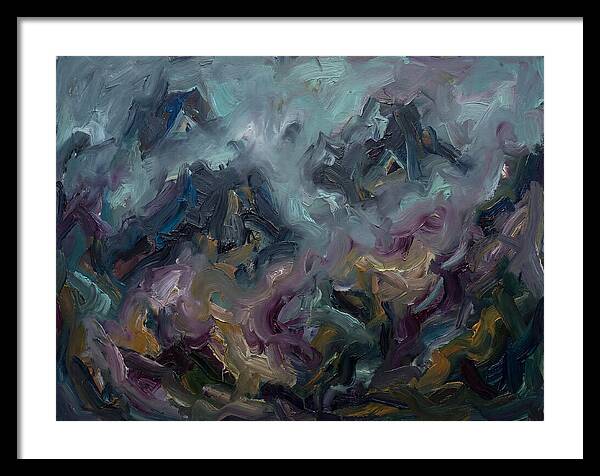 Misty Mountains In Expressionism