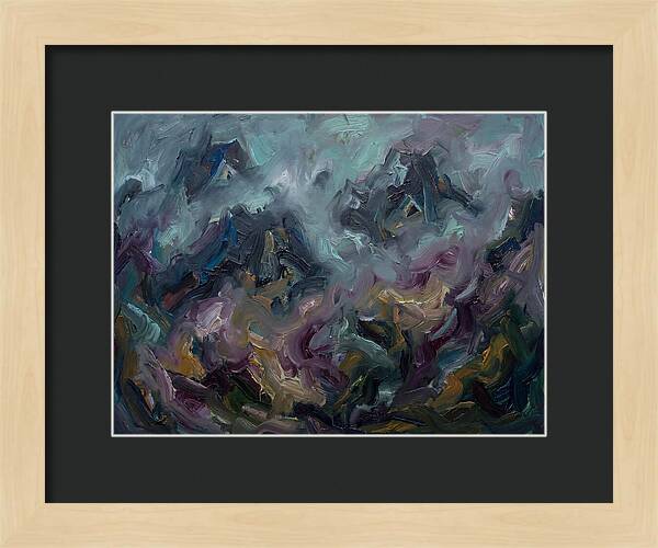 Misty Mountains In Expressionism
