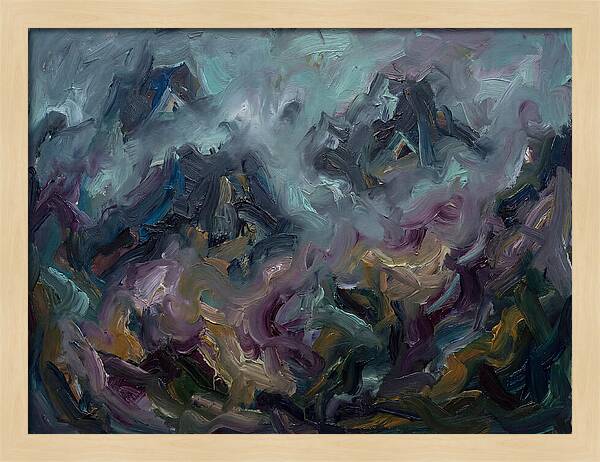 Misty Mountains In Expressionism