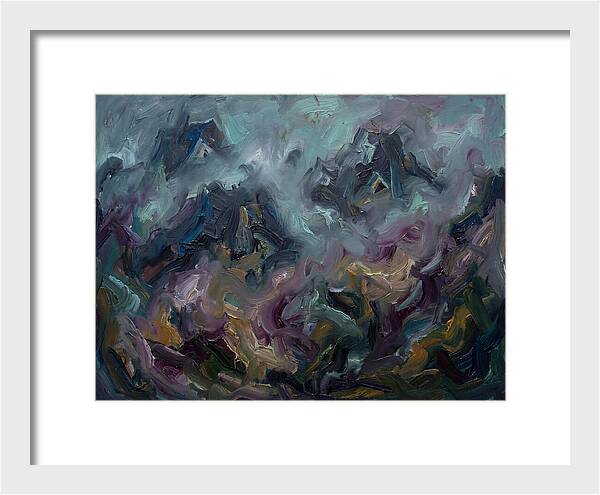 Misty Mountains In Expressionism