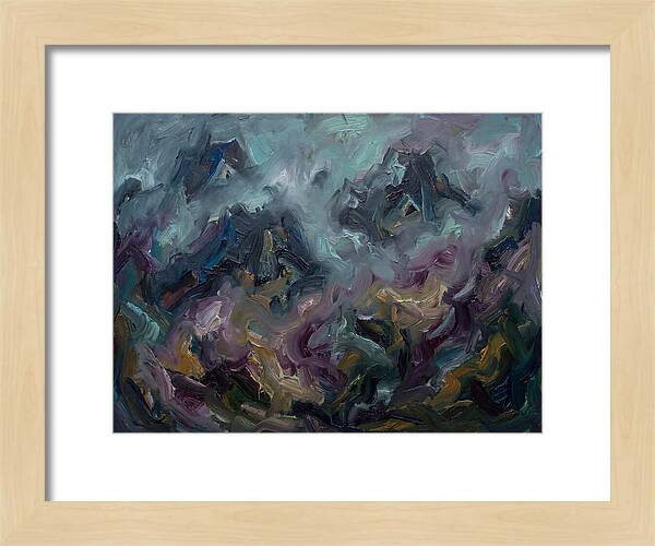 Misty Mountains In Expressionism