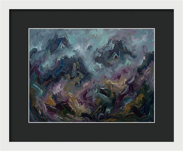 Misty Mountains In Expressionism