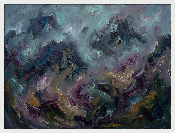 Misty Mountains In Expressionism