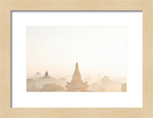 Misty Sunrise Over Bagan