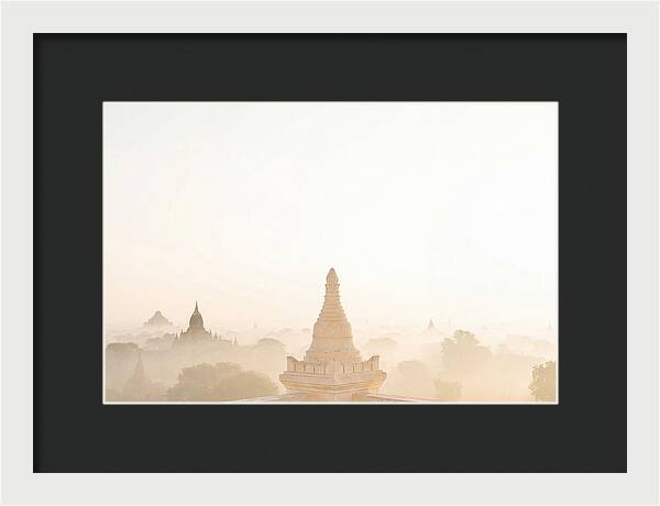 Misty Sunrise Over Bagan