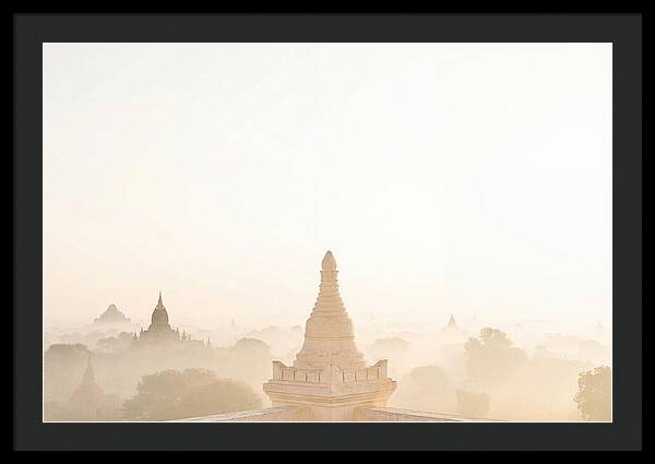 Misty Sunrise Over Bagan