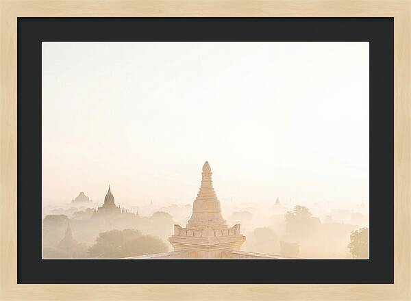 Misty Sunrise Over Bagan
