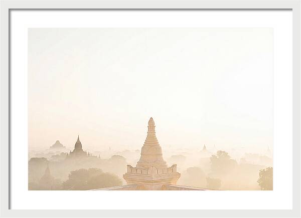 Misty Sunrise Over Bagan