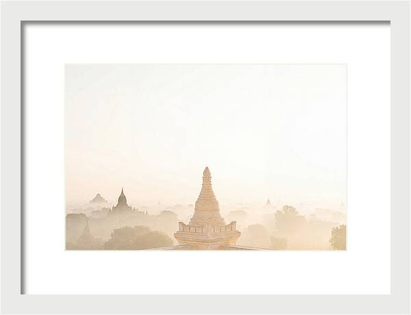 Misty Sunrise Over Bagan