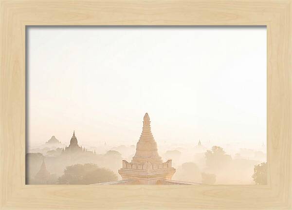 Misty Sunrise Over Bagan