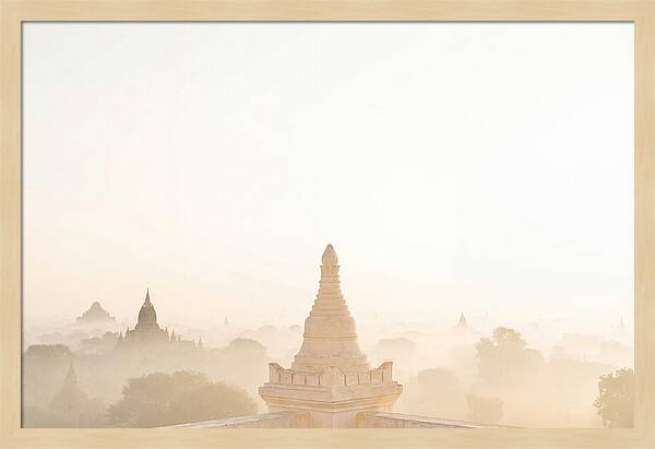Misty Sunrise Over Bagan