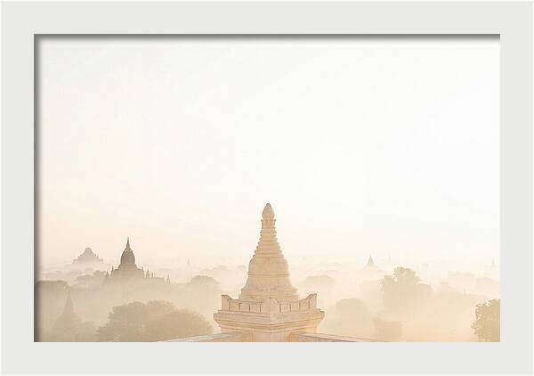 Misty Sunrise Over Bagan