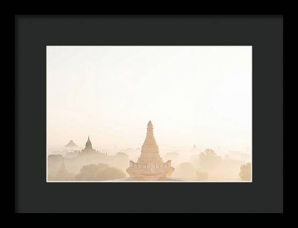 Misty Sunrise Over Bagan