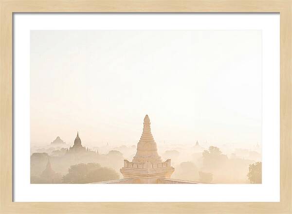 Misty Sunrise Over Bagan