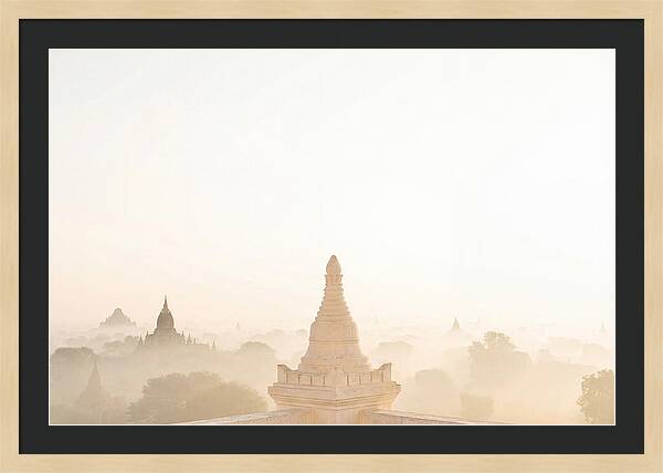 Misty Sunrise Over Bagan