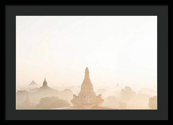 Misty Sunrise Over Bagan