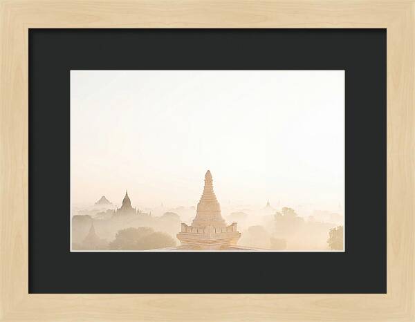Misty Sunrise Over Bagan