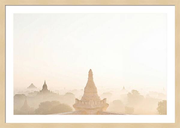 Misty Sunrise Over Bagan