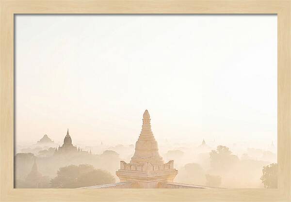 Misty Sunrise Over Bagan