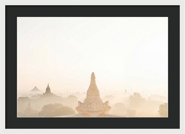 Misty Sunrise Over Bagan