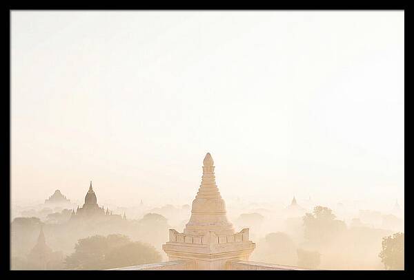 Misty Sunrise Over Bagan