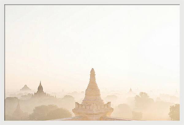 Misty Sunrise Over Bagan