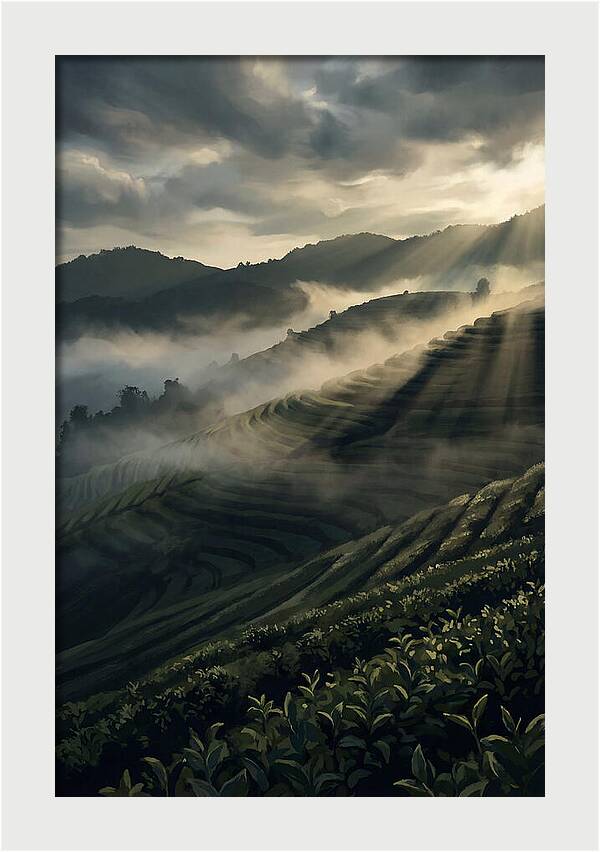 Misty Tea Plantation Serenity