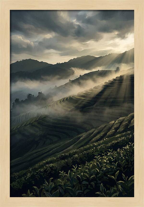 Misty Tea Plantation Serenity